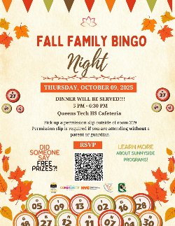 QTHS Bingo Night